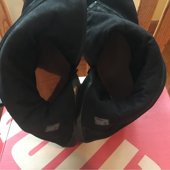 EUC FitFlop Tall Black Suede Crush Boot Women's Size 7 - Picture 7 of 7